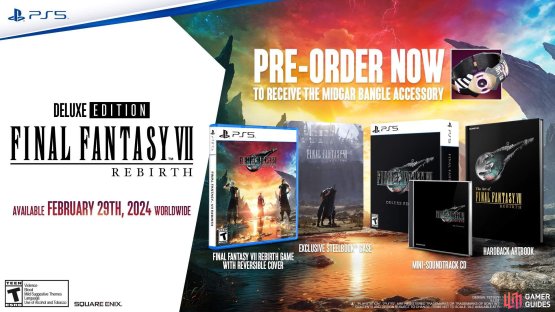 An artbook, soundtrack CD and steelbook are the highlights of the Deluxe Edition.