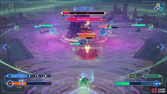 Things can become quite hectic during the course of this battle.