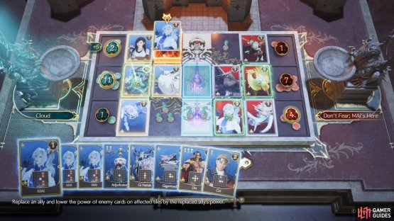 They are replacement cards for debuffing enemy cards, as well as just capturing spots on the board.