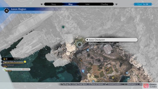 On the map you&rsquo;ll find many fast travel points, including points of interest and Fiend Sightings,