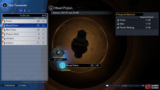 Select an item you want to craft and provided you have the resources and a sufficient Craftsmanship level, you can craft it,