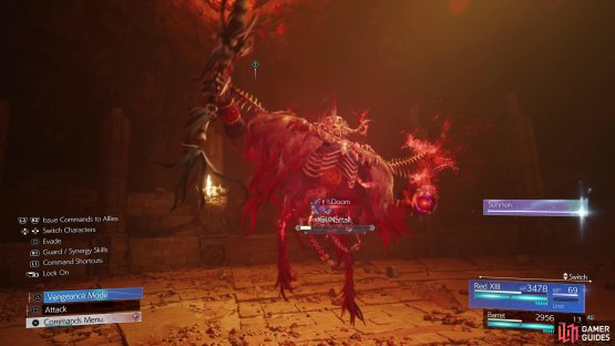 At round 25% of his HP, Gi Nattak will cast Doom, functionally putting the fight on a timer.