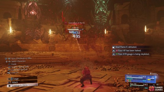 If these survive long enough, they&rsquo;ll inflict potent debuffs on you that last until Gi Nattak is staggered again.