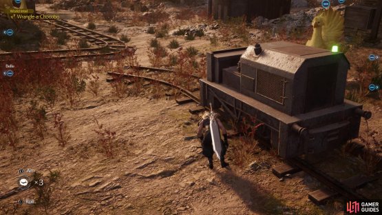 then just follow the cart forward.