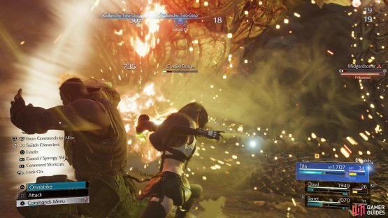 After the Beta cutscene, throw the kitchen sink at Midgarsormr, using any synergy abilities you may have charged.