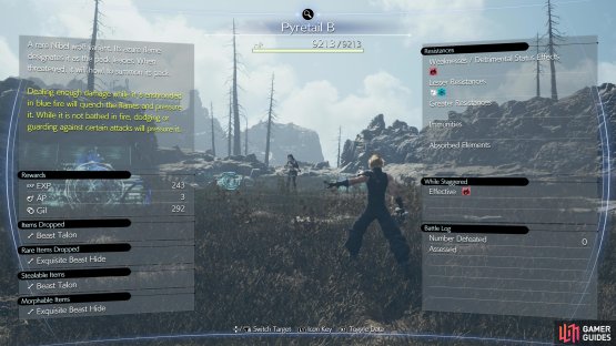 As usual every Fiend Intel battle will yield a unique scan,
