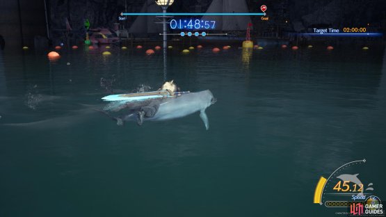 To complete Tides of War and Worry, you just need to cross the finish line in two minutes.