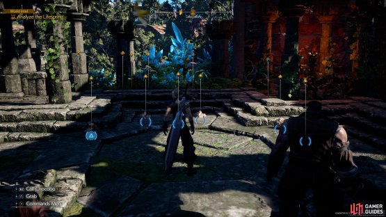 You need to do a bit of exploring to find the path to the Holy Ruins Lifespring.