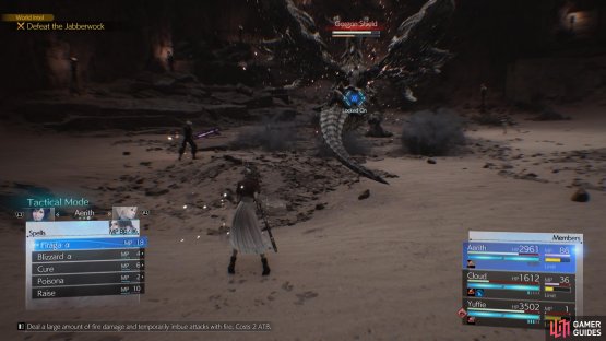 use Firaga to break it.