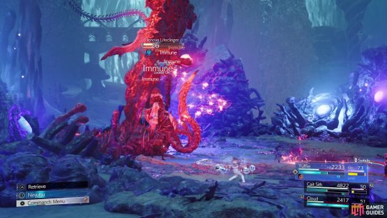 This will also make Jenova immune to physical attacks.