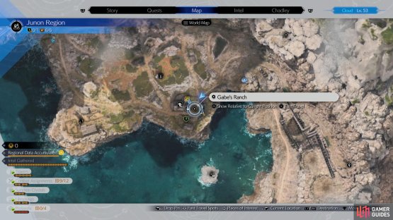 Head to this location on the map and complete the chocobo intel to unlock Belle