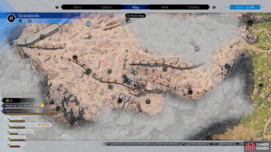 Head to the marked locations around the warehouse