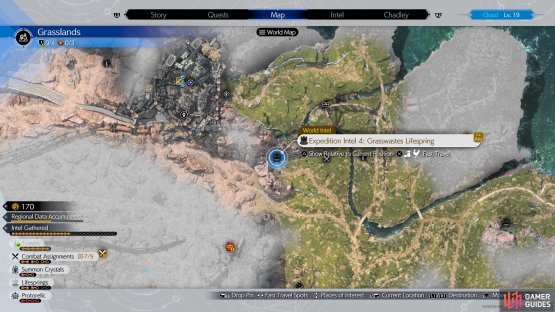 Grasswastes Lifespring Location.