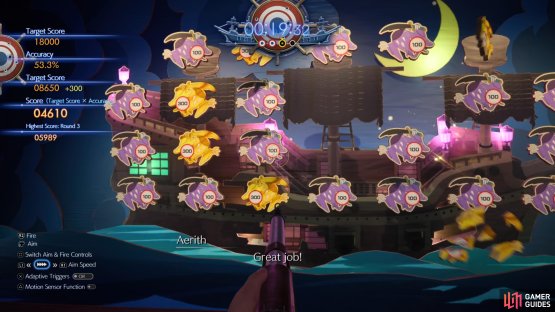 The Wall of Gold Targets 