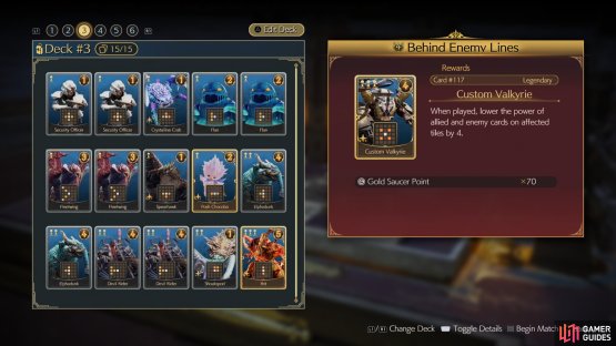 Use the deck shown here