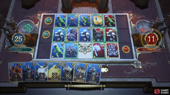 to boost the points of any cards you play around it.