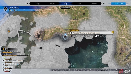 Swamp Tower Location.