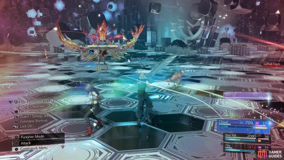 Tifa and Cloud build up synergy quickly.