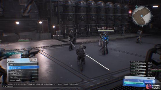 Use Triple Slash against the Troopers