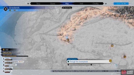 Wastelands Tower Location.