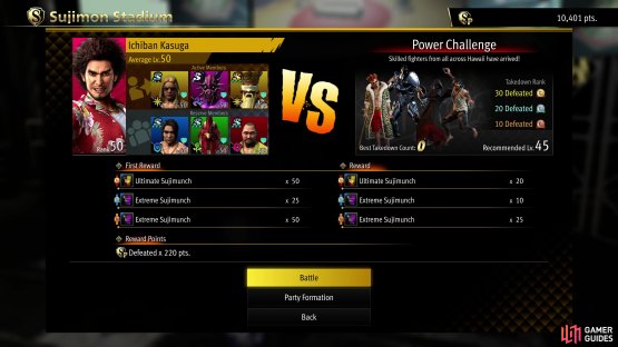 The final Challenge League battle offers probably the best way to grind points in the Stadium.