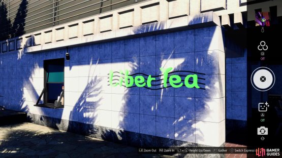 and take a picture of the LiberTea sign.