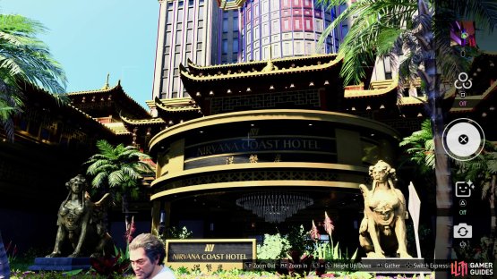 and snap a picture of the Nirvana Hotel.