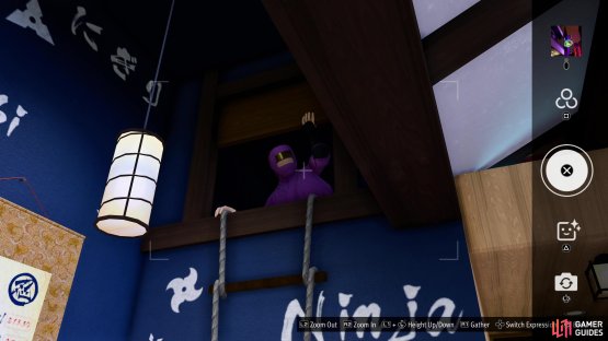 and take a picture of this figure in the Shinobi Sushi Restaurant