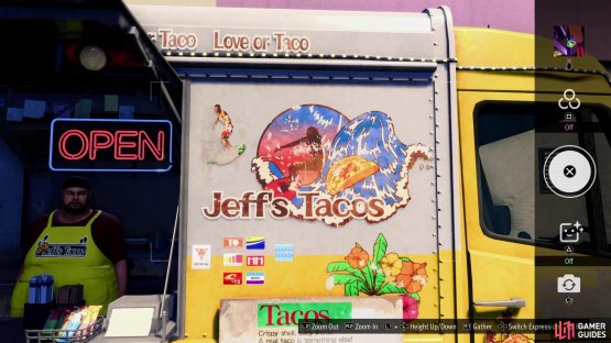 and take a picture of Jeff&rsquo;s Taco Truck.