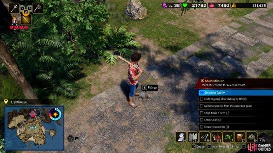 Ore can be found around every area that&rsquo;s unlocked from Resort Rank One onward.