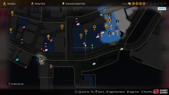The Anaconda Shopping Centre isn&rsquo;t too far from the edge of the western section of the map