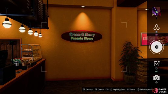 and take a picture of the sign inside.