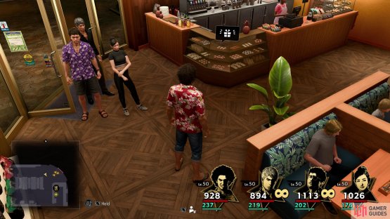 When roaming around you may see gift icons.