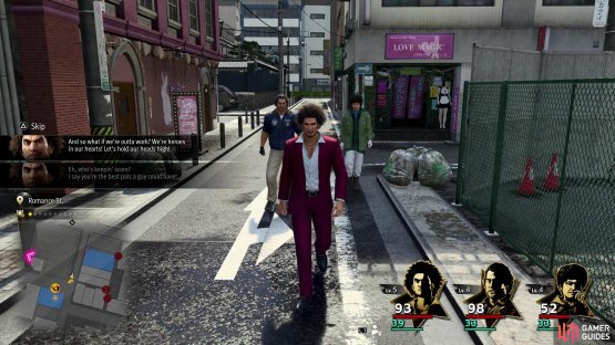 You&rsquo;ll unlock your first Yokohama Party Chat in Chapter 1 - it can&rsquo;t be missed, and doesn&rsquo;t really reflect how the mechanic will work going forward.