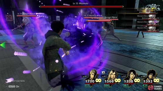 The Nicotine Lich and his Massacre Mascot cronies can unleash various debuffs,