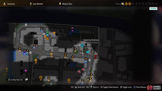 The last part of the Substory will be triggered at this spot to the north.