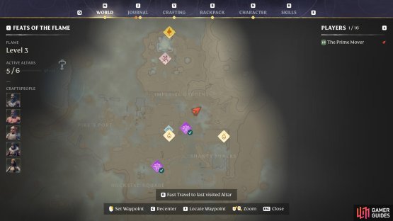 Collect the POI quest objectives from Imperial Garden journals, and track the pants to the Port and the Chest to the Crypt in the east of the Imperial Gardens.