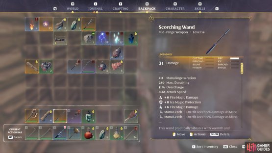 Make sure to get your hands on a wand that mana leeches effectively to regain mana in combat, enabling you to cast more spells more often.