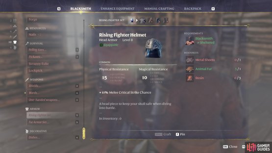 Crafting NPCs provide access to much more powerful equipment, among other things.