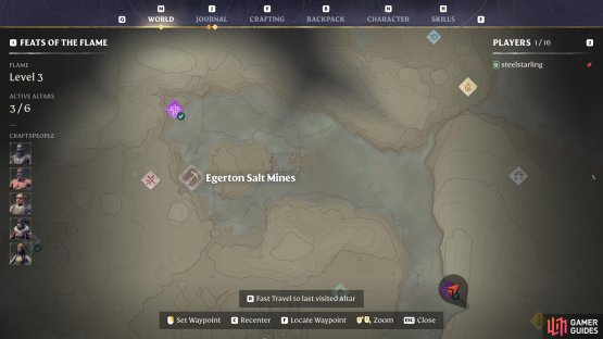 You can follow the contours of the cliff edge to reach the westernmost point of the shroud, beneath which you&rsquo;ll find the mines.