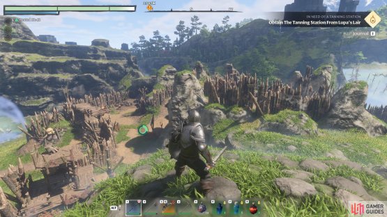 The Hill of Scavengers is one of the best early game places for Metal Scraps and Torn Cloth, among other materials.