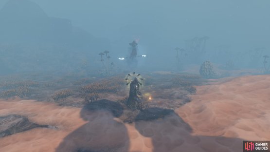 The blades are a frequently repeated attack from the Fell Sicklescythe box that you can block.