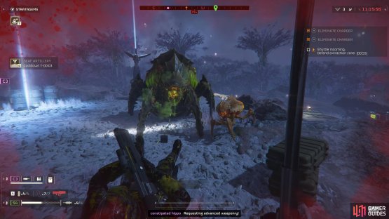 Only the larger Bile Spewers, like this one, will count towards the objective.