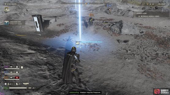 It&rsquo;s a good idea to spawn support weapons at the beginning of a mission.