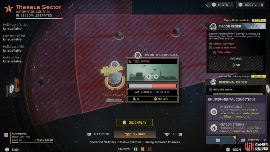 Tien Kwan is under attack from a swarm of bots, and we have to take it back to unlock the exosuit mech.