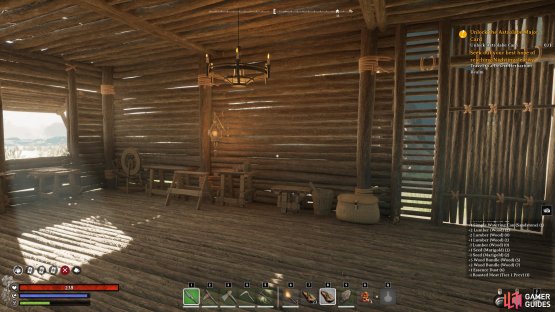 We found out the hard way, but you will want to put as many crafting stations and furniture inside your base, so make sure you have ample space.