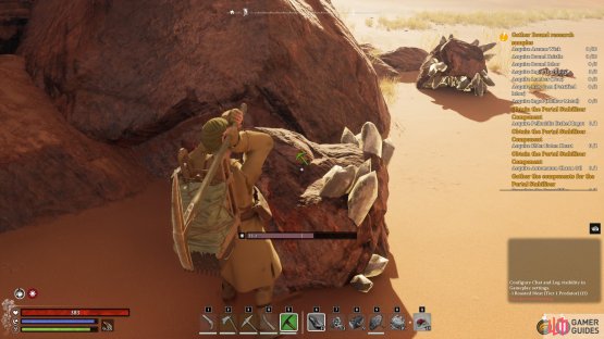 Players can find a lot of early-game gems by the rocky sides of hills and cliffs. But, there are many more gems in caves and other POIs as you explore Nightingale&rsquo;s content.
