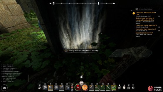 Players can find special magickal ammo that drops randomly form breaking containers in Fae Ruin vault dungeons in realm POIs.