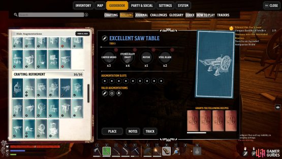 Steel Blades are required to craft important recipes such as the Excellent Saw Table.