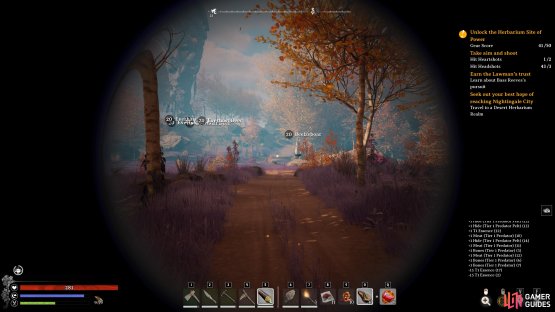 The Spyglass can be used to scan the environment for different animal species.